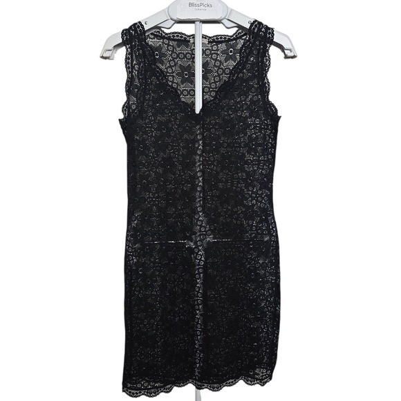 intimissimi Other - Intimissimi Black Lace Mini Dress XS/S Sheer Italian Lingerie As Fashion LBD